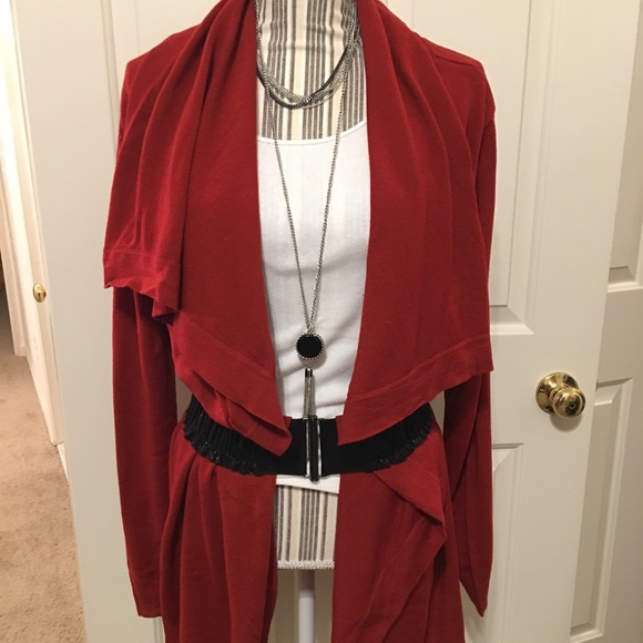 NWT Draped Front Sweater - Picture 2 of 8